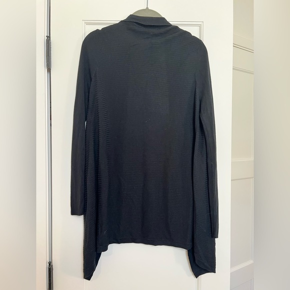 Theory Open Front Lightweight Ribbed Cardigan (Small) - Picture 2 of 3